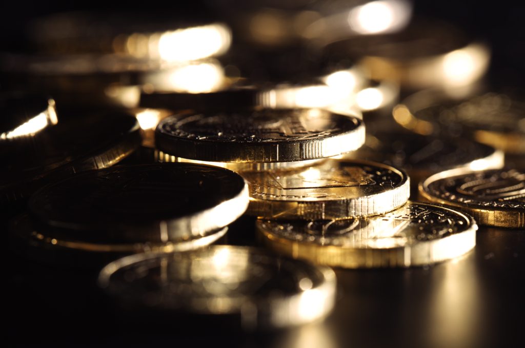 golden coins
